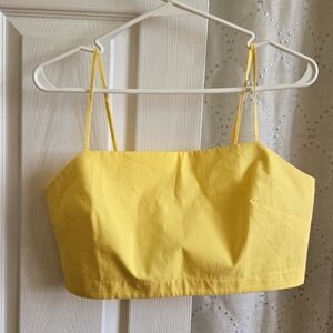 Banana Republic Light Yellow Strapless Top